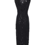 Abito in pizzo floreale 106588 A330Z99 PINKO 