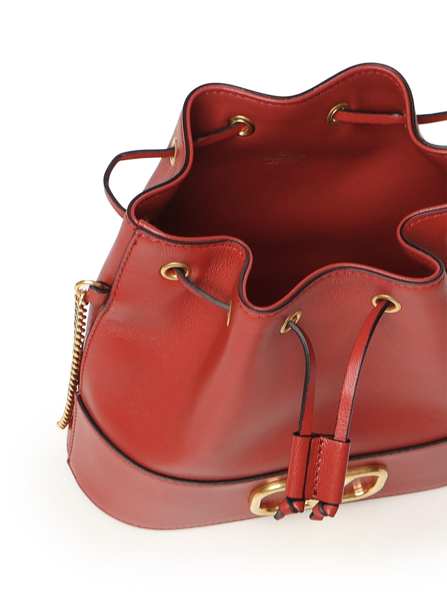 Mini secchiello con catena VLogo Signature 6W2P0T83 HPF0RO VALENTINO GARAVANI 