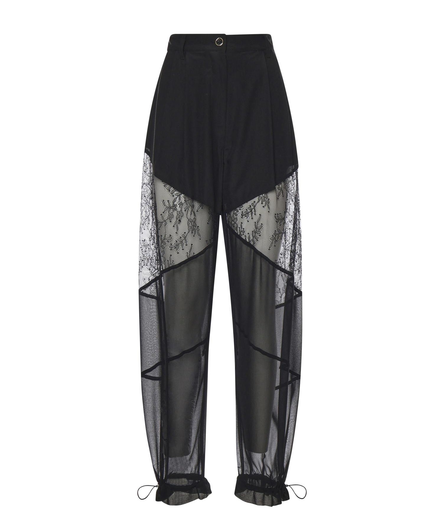 Pantalone Nacy con inserti in pizzo 106275 A336Z99 PINKO 