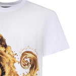 T-shirt in jersey di cotone con stampa 80GAH6SB JS541GL2 VERSACE JEANS COUTURE 