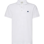 Polo in piquet di cotone con logo MRMD0005 AU135W0001 ETRO 