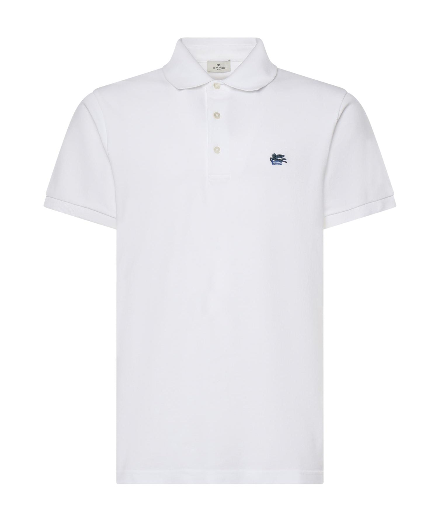 Polo in piquet di cotone con logo MRMD0005 AU135W0001 ETRO 