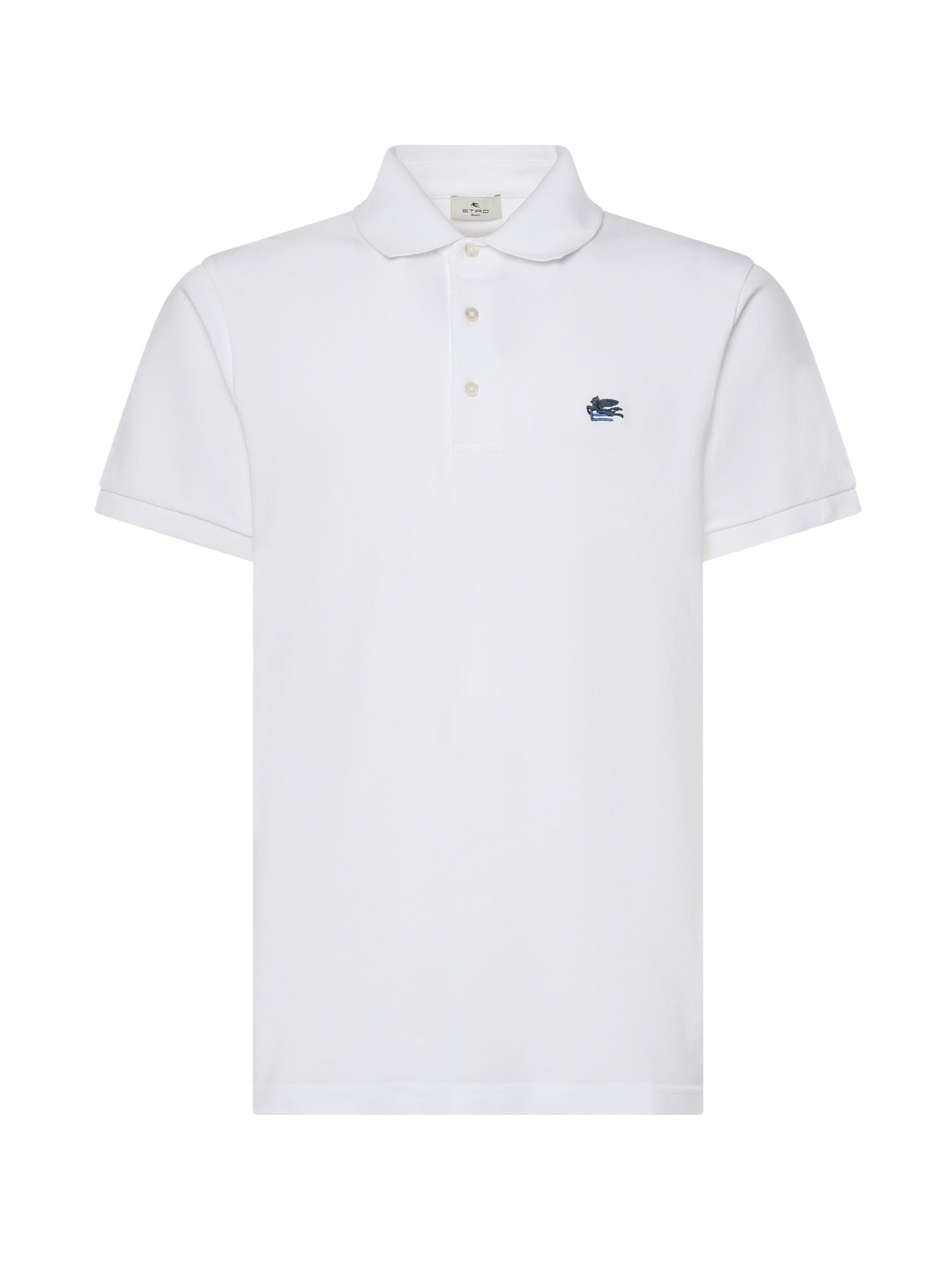 Polo in piquet di cotone con logo MRMD0005 AU135W0001 ETRO 