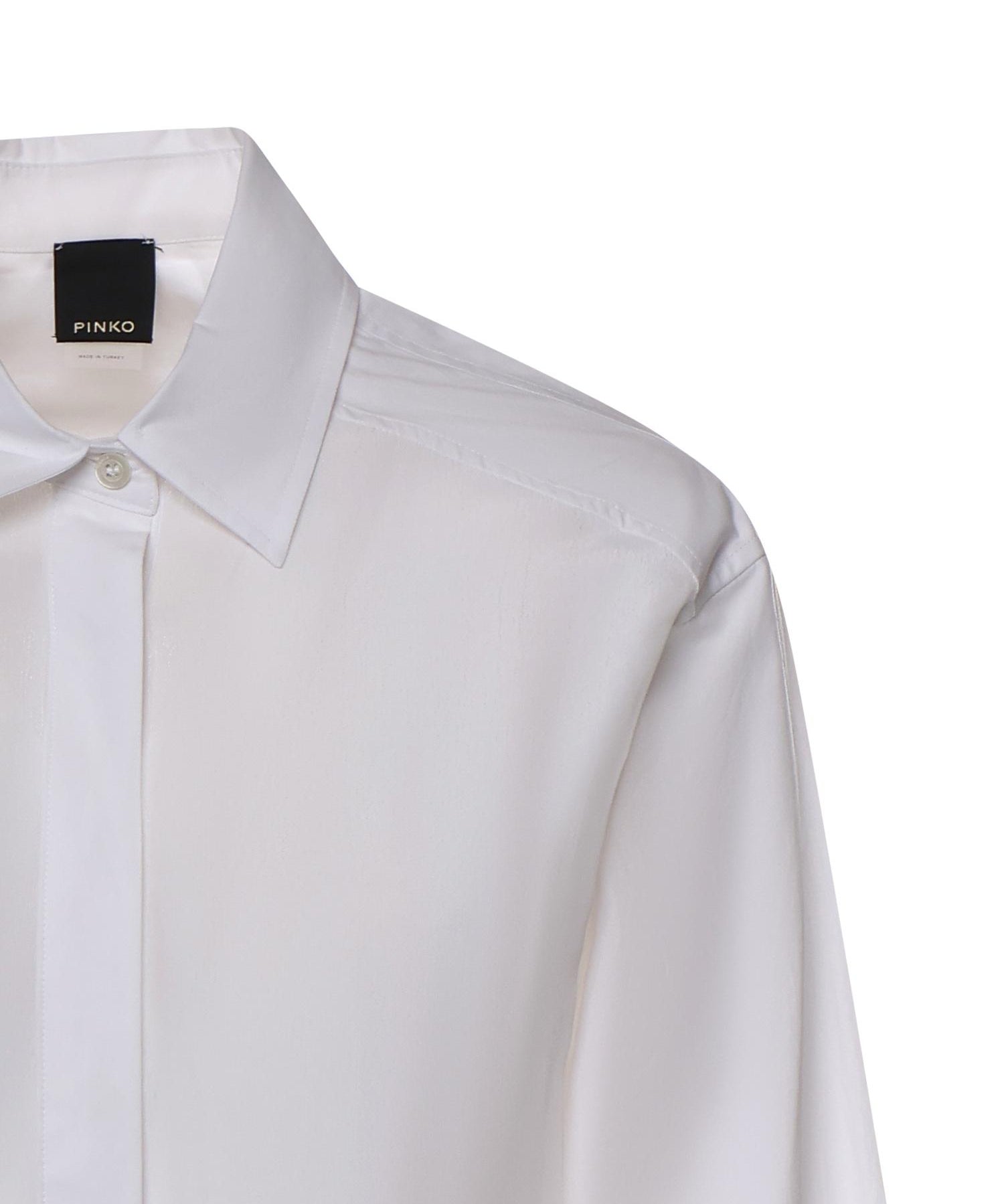 Camicia in popeline e crêpe 105434 A3DLZ04 PINKO 