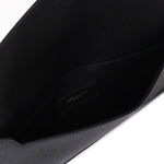Pochette Uptown in pelle goffrata grain de poudre 565739 1GF0J1000 SAINT LAURENT 