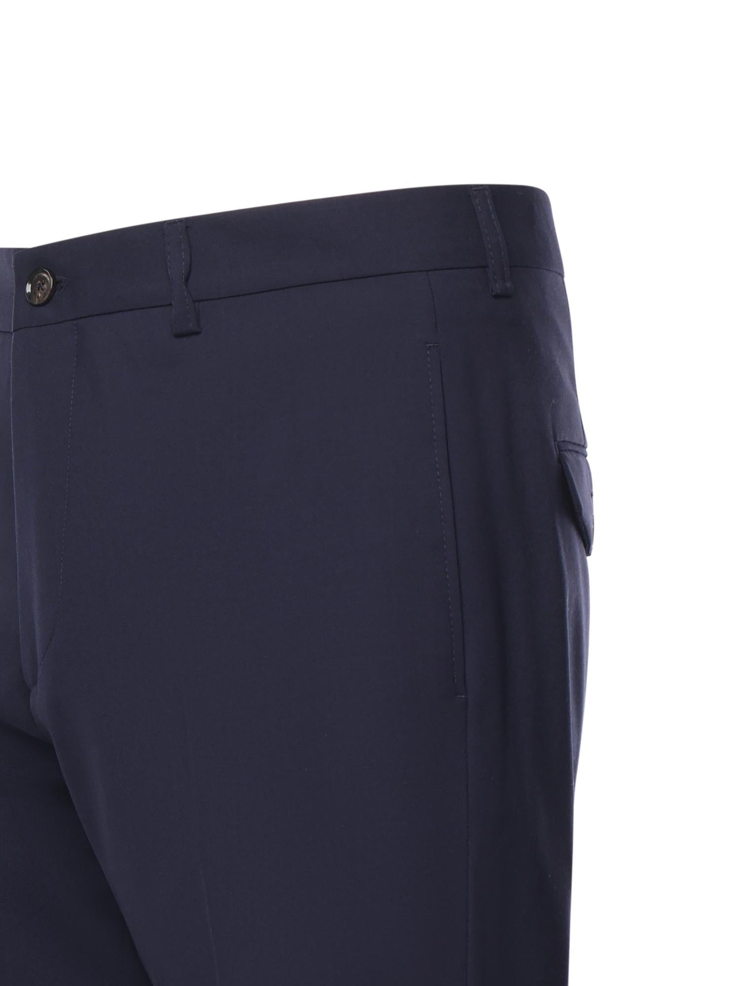 Pantalone Edoardo in misto lana EDOARDO MTBLU NAVY BE ABLE 
