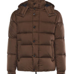 Piumino con logo HE9440025 MORO HESKIMO 