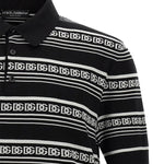 Polo in seta logata GXZ02T JBSN4N0004 DOLCE & GABBANA 