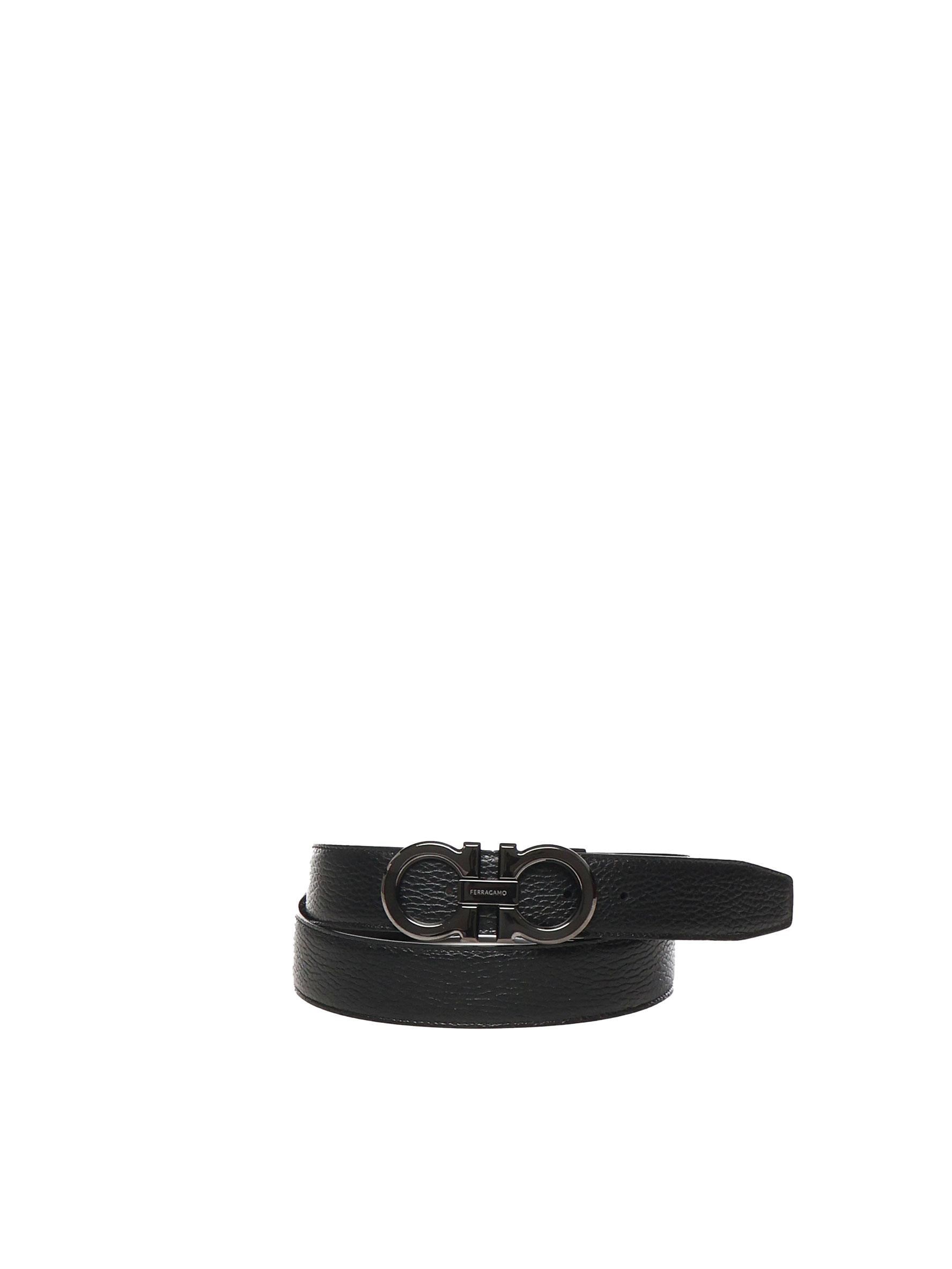Cintura reversibile e regolabile Gancini 679710 689134022 FERRAGAMO 