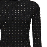T-shirt  " Negus " con strass 2512941031600 002 SPORTMAX 
