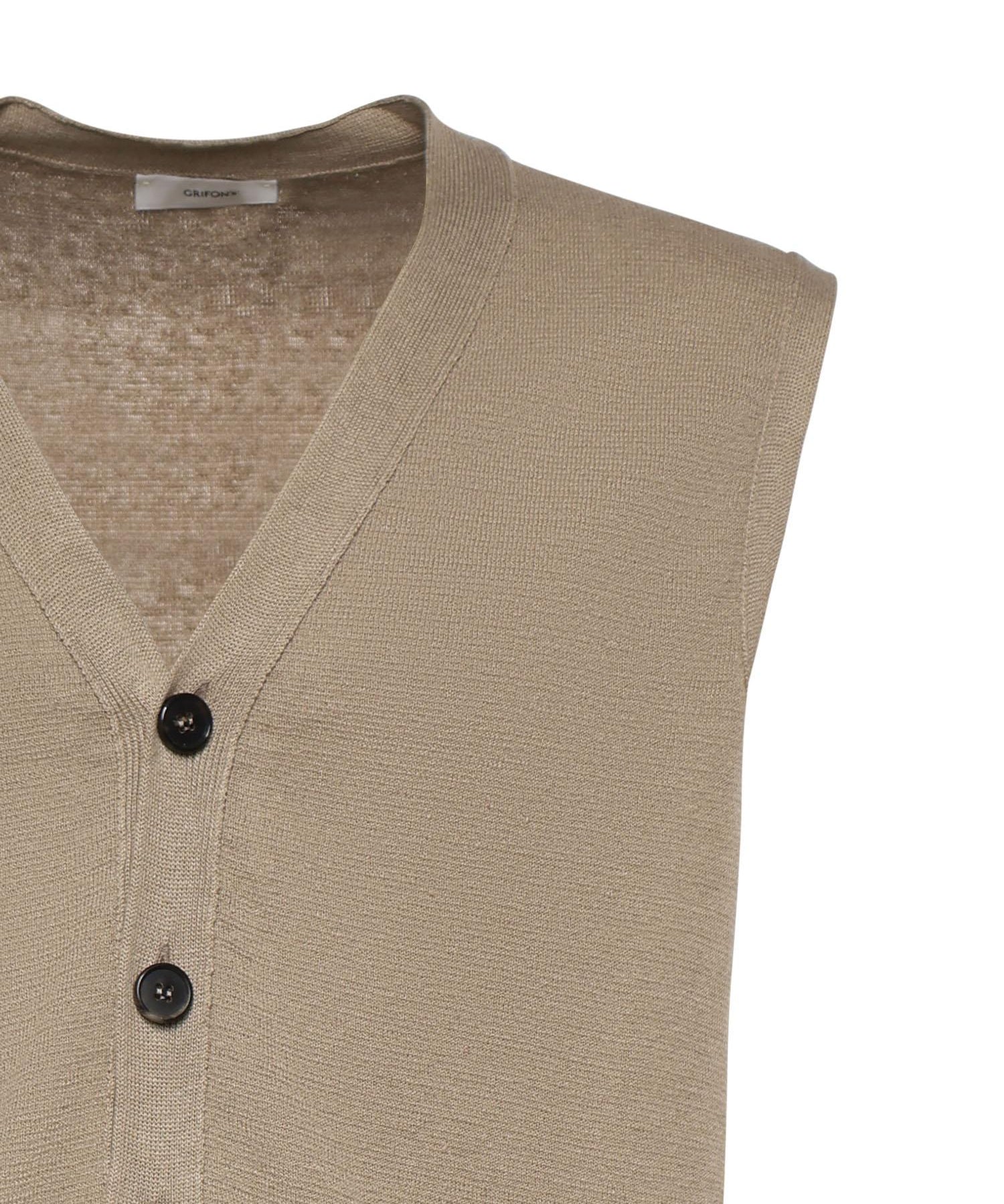 Gilet in maglia di lana G6AB0007 06G GRIFONI 