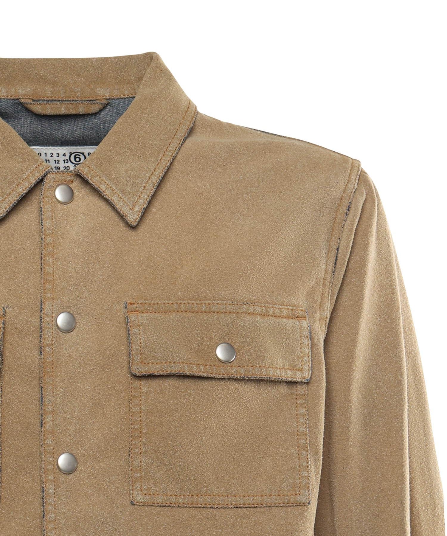 Giacca trucker in denim SH0AM0078 M30050123 MM6 Maison Margiela 