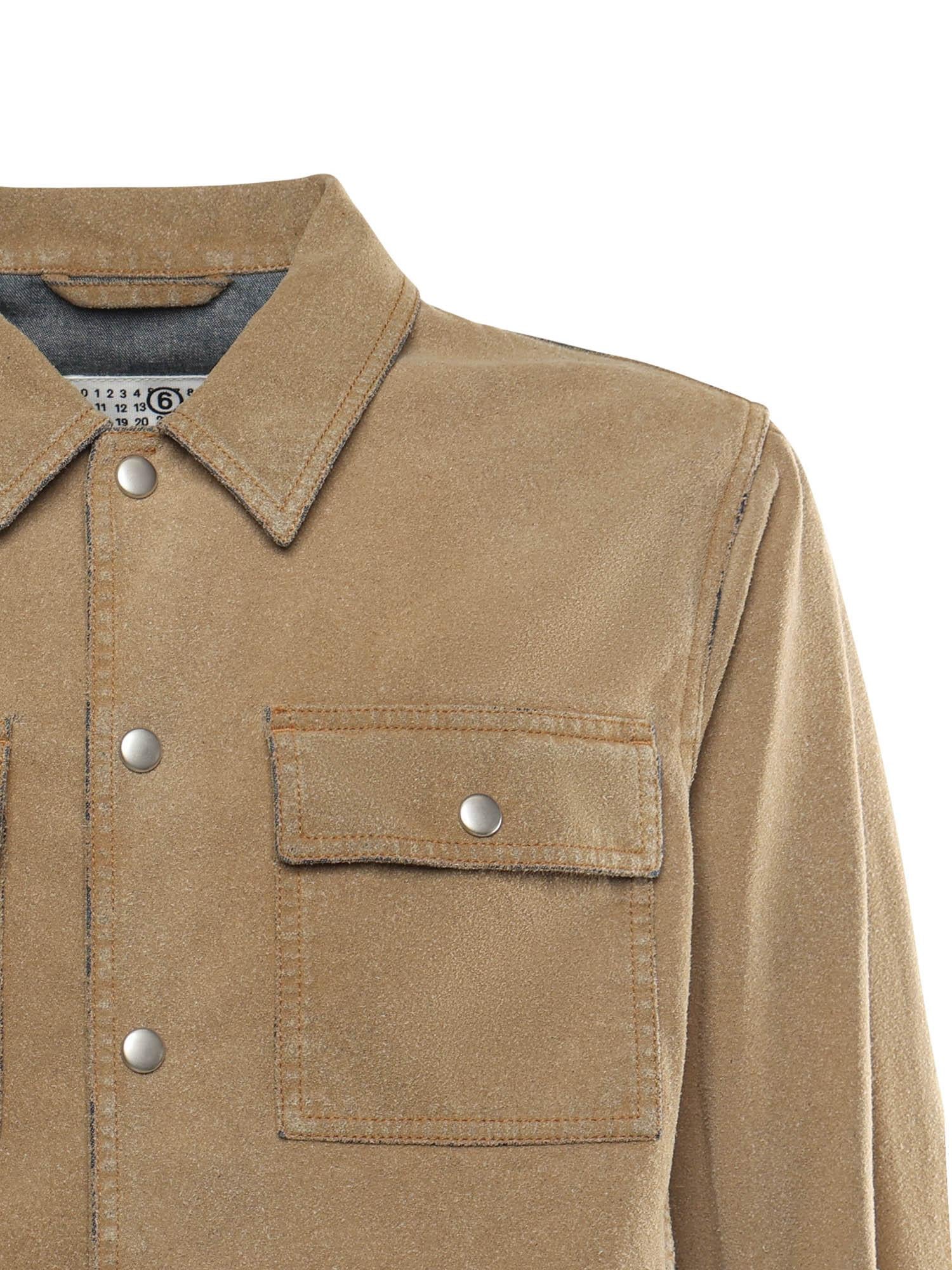 Giacca trucker in denim SH0AM0078 M30050123 MM6 Maison Margiela 