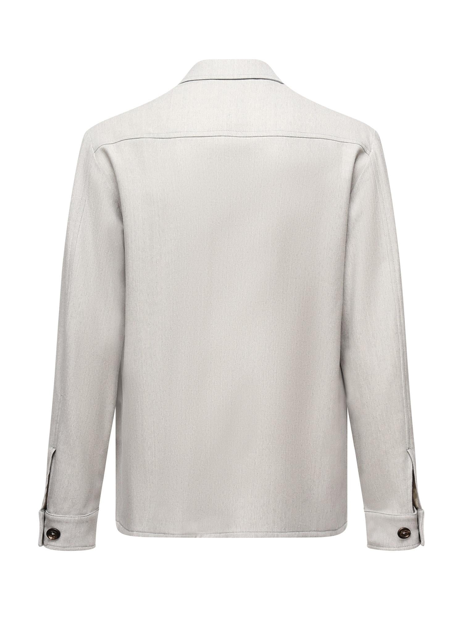 Overshirt in misto lana L70GIAJ17TES0L065 13 ELEVENTY 