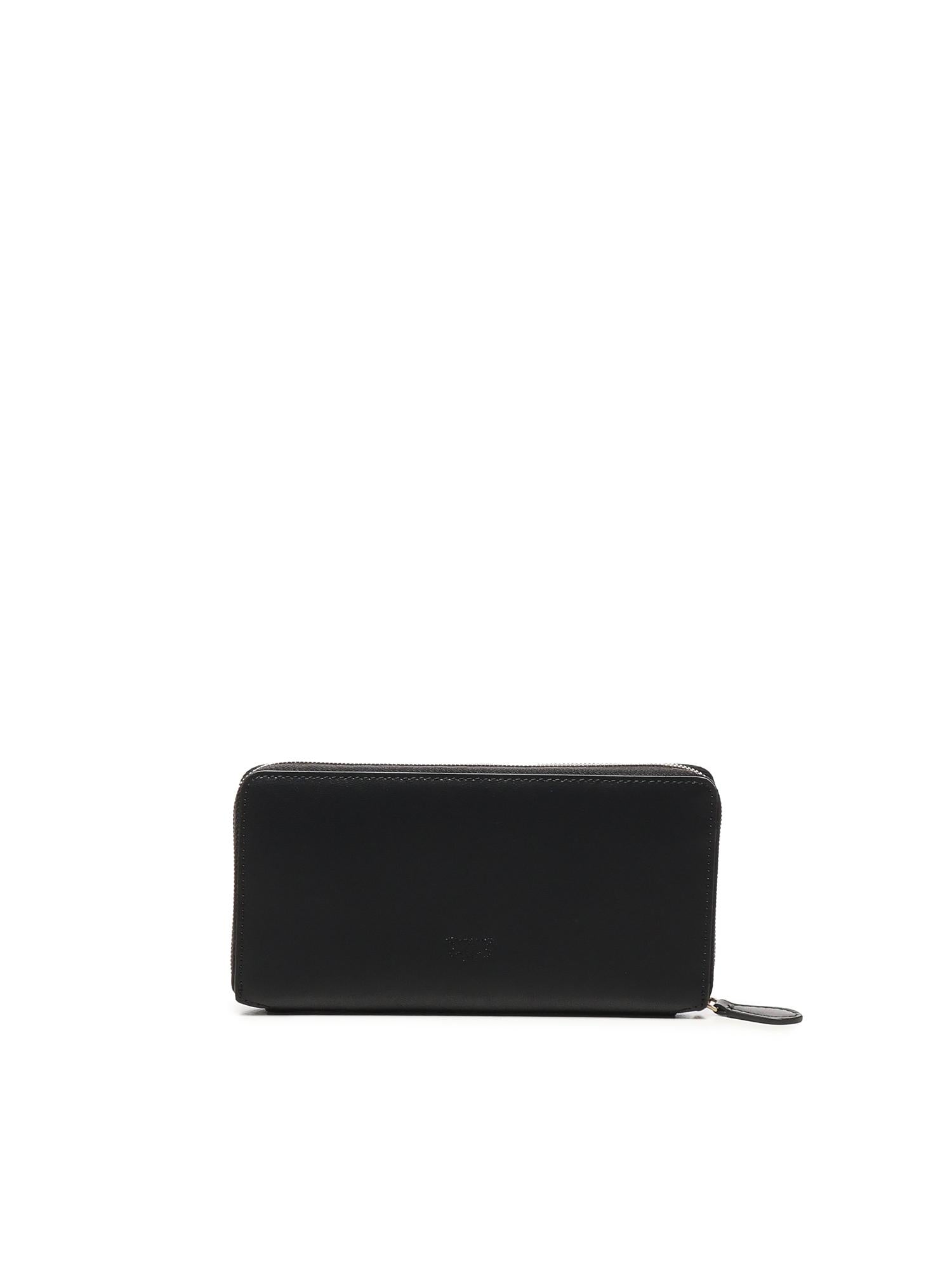 Portafoglio zip-around in pelle 100250 A0F1Z99Q PINKO 
