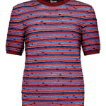 T-Shirt a righe in cotone 811528 V4WU04510 BOTTEGA VENETA 