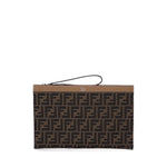 Pouch Piatta Medium FF Jacquard 7N0134 AFBVF1HRM FENDI 