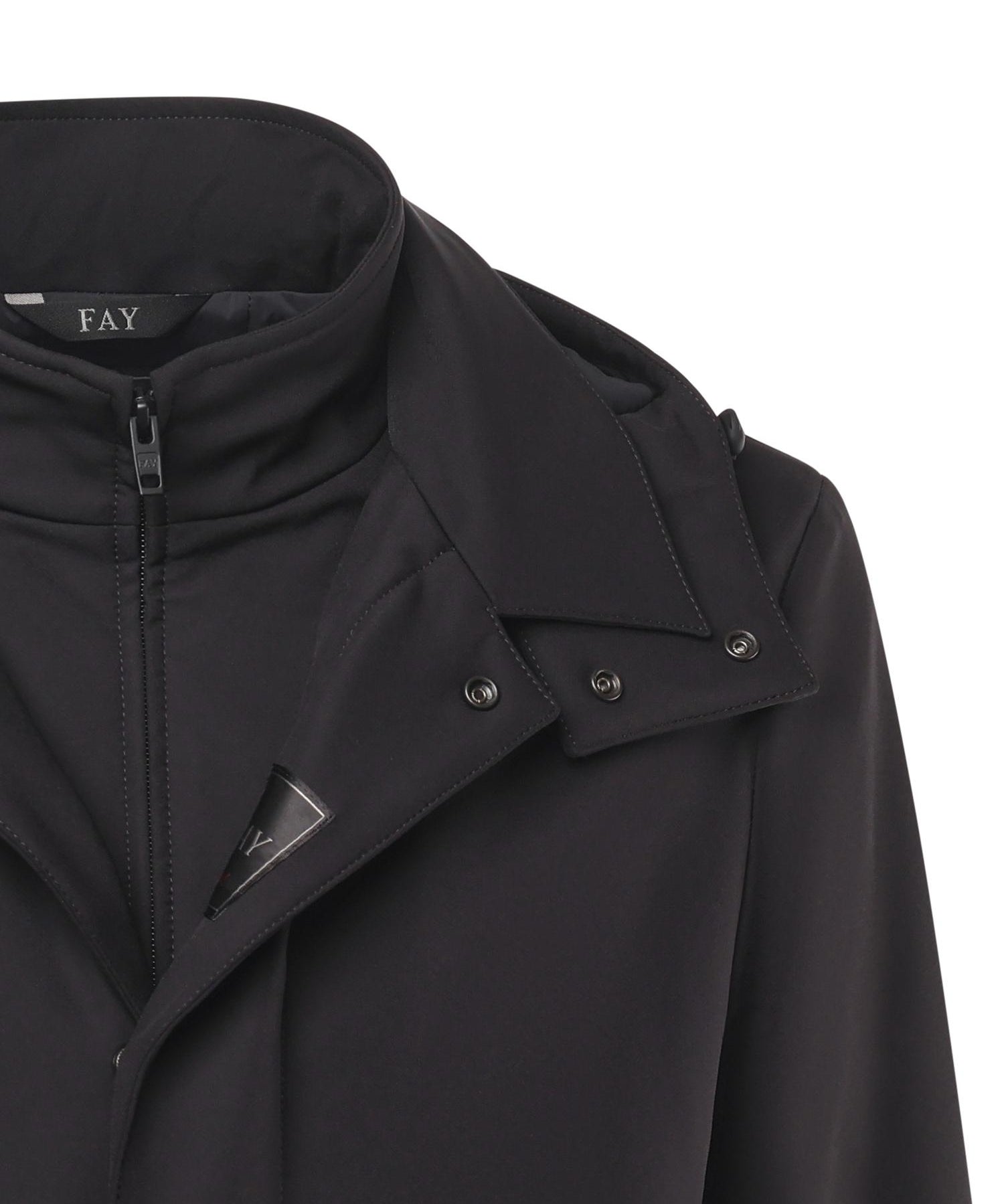 Morning coat travel in jersey stretch NAM6151037JXRF B999 FAY 