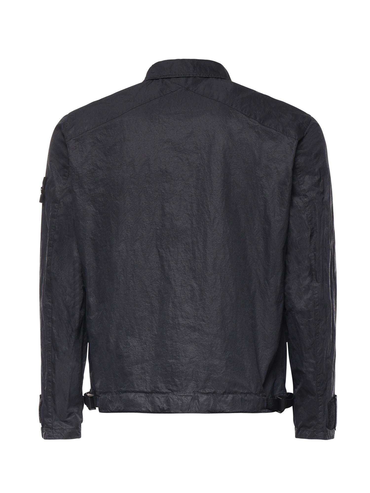Overshirt in nylon con logo L1S151200020 S0351V0020 STONE ISLAND 