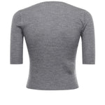 Maglia cropped con logo 102017 A18MII2 PINKO 