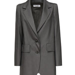 BLAZER MONOPETTO IN LANA, MOHAIR E SETA "EBRIDI" 2511041253600 015 MAX MARA 