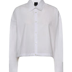 Camicia cropped in cotone 106249 A32LZ04 PINKO 