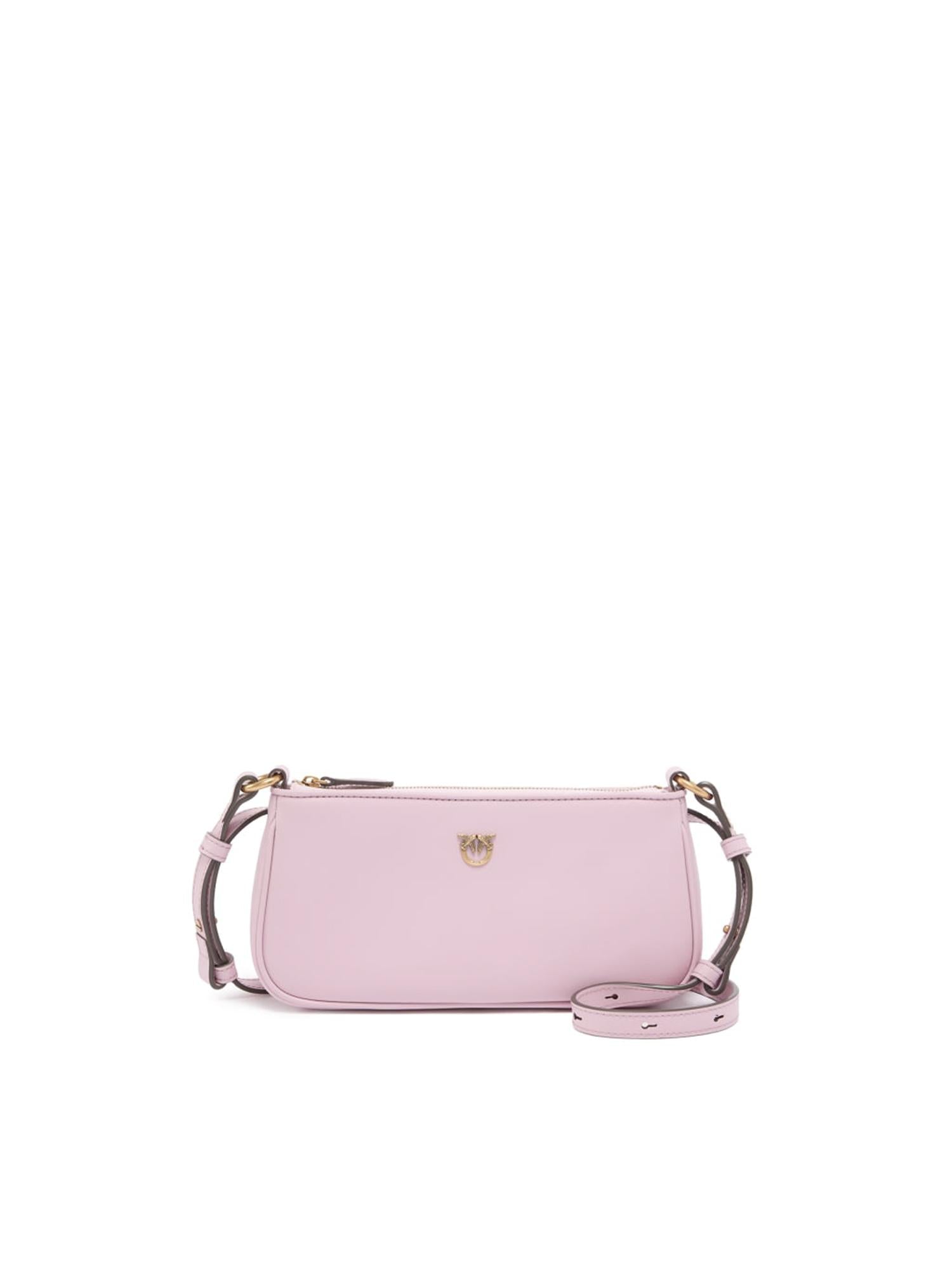 Borsa a tracolla Mini Half Moon Horizontal in pelle 105069 A0QOP26Q PINKO 