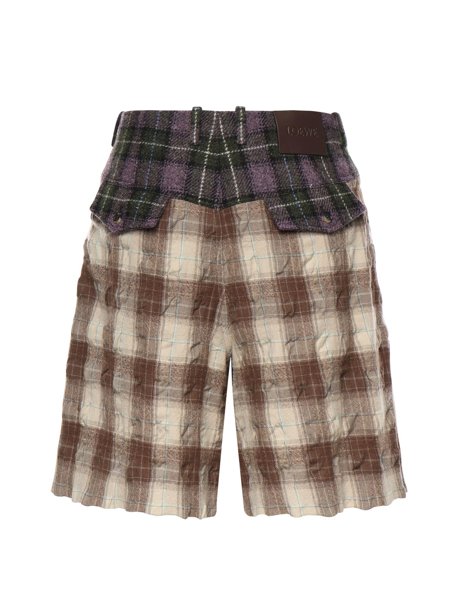 Shorts in lana e cotone H526Y04WIJ 2994 LOEWE 