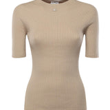 Maglione Solar a costine 125MPU130FI0049 1054 COURREGES 