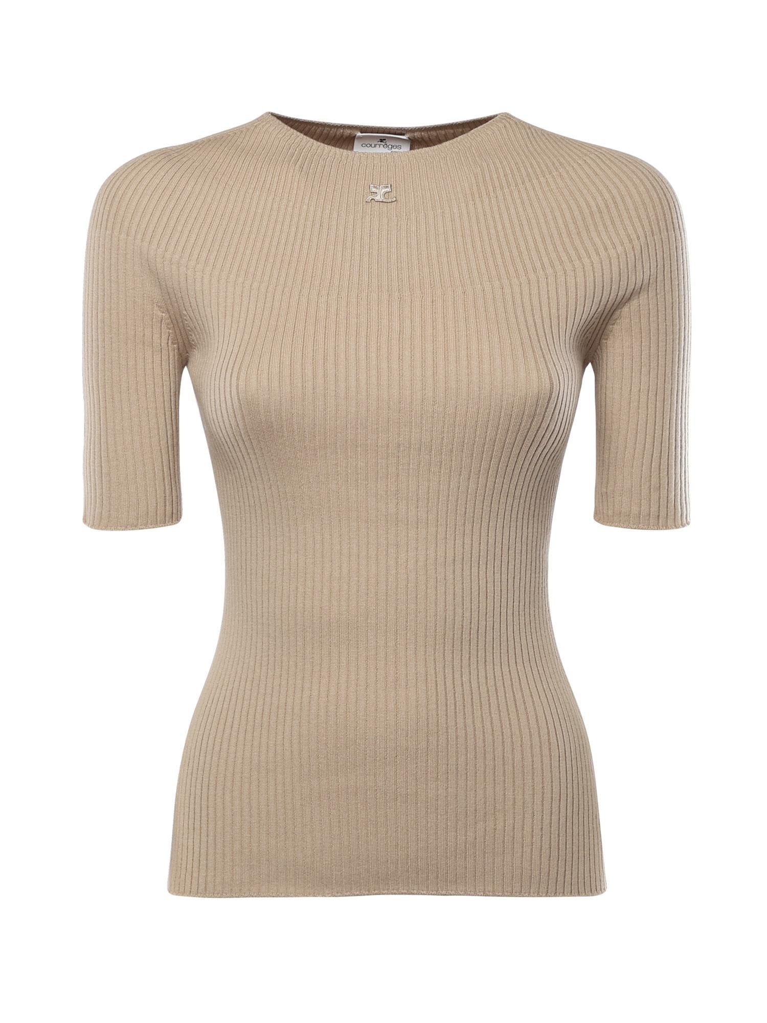 Maglione Solar a costine 125MPU130FI0049 1054 COURREGES 