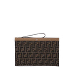 Pouch Piatta Medium FF Jacquard 7N0134 AFBVF1HRM FENDI 