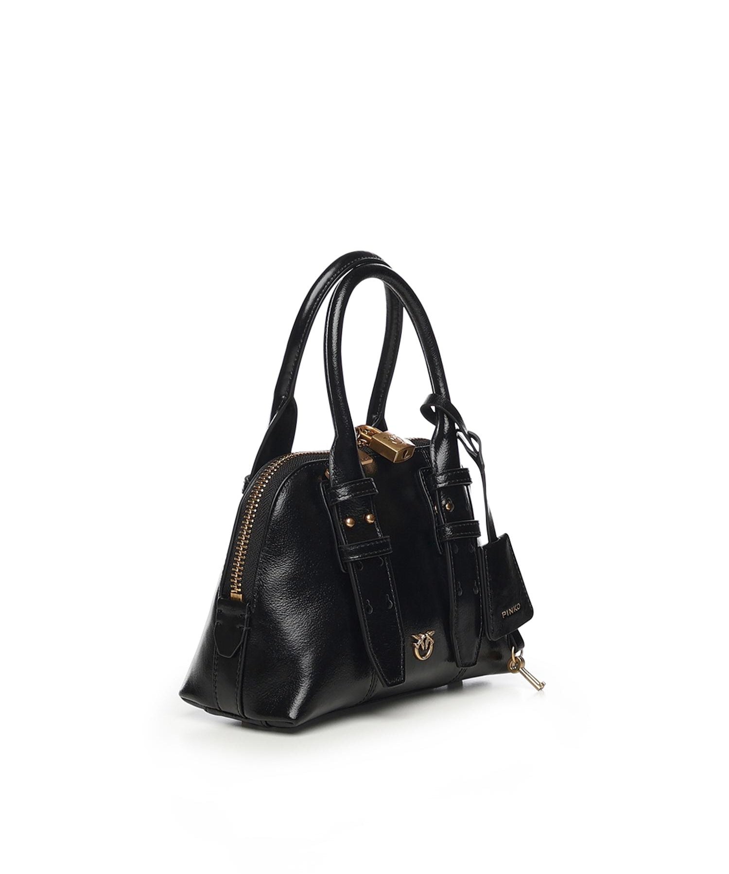 Borsa a mano piccola Escape Bag in pelle 105333 A2VWZ99Q PINKO 