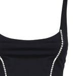 Top Corset con scollo tondo CORSET -BLUE THE ARCHIVIA 