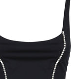 Top Corset con scollo tondo CORSET -BLUE THE ARCHIVIA 