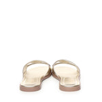 Sandalo Slide VLogo cut-out in pelle laminata 5W2S0IB0 YUW7G0 VALENTINO GARAVANI 
