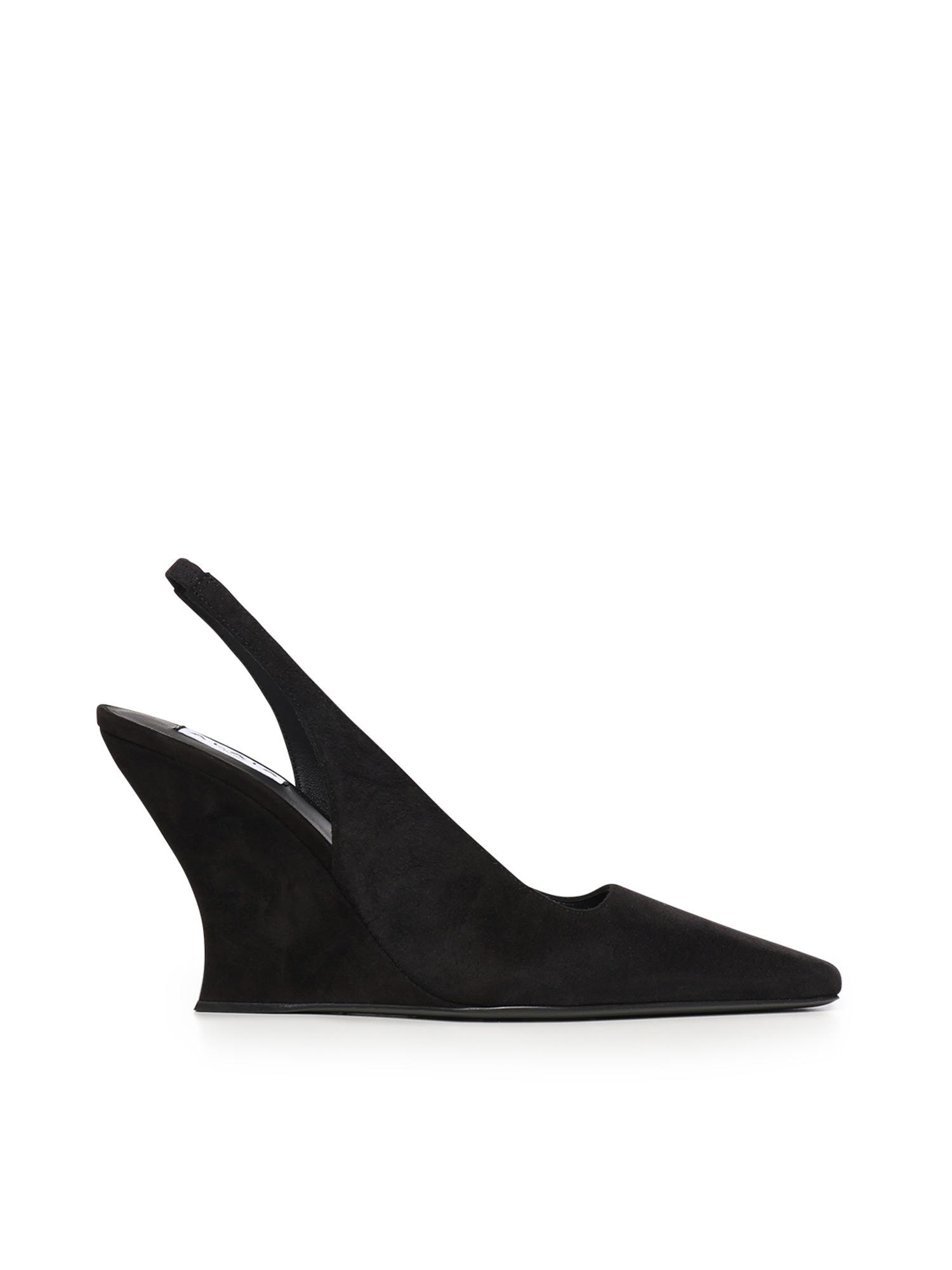 Slingback Wave in suede AA3G3002I117 999 ALAIA 