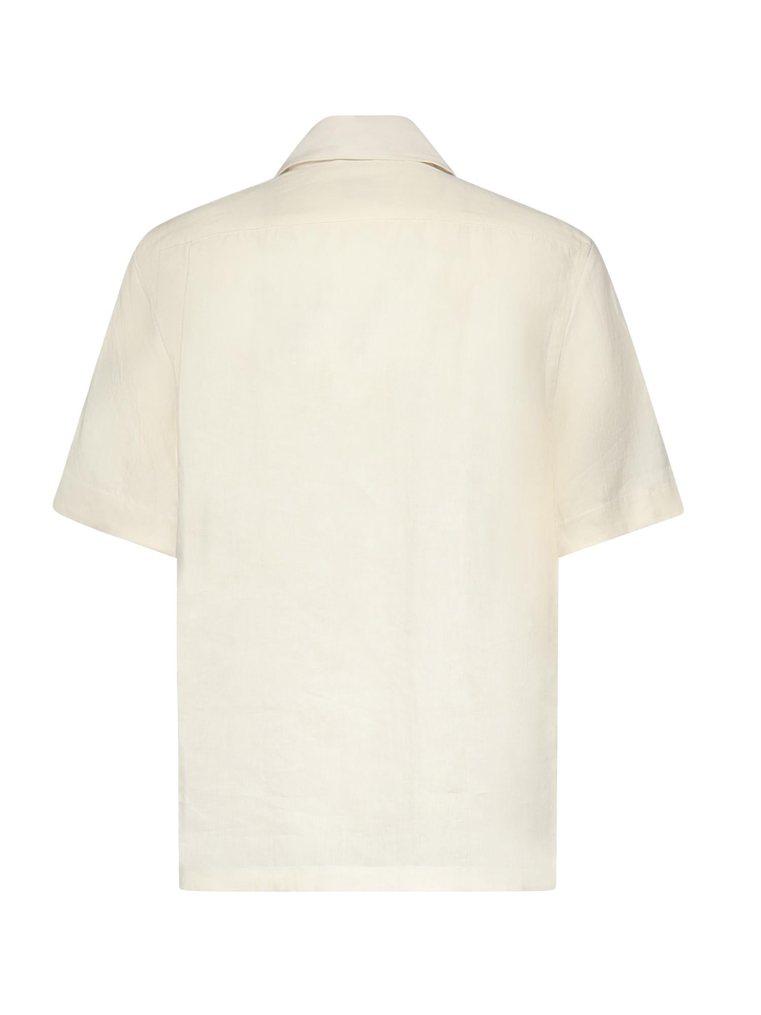 Camicia da bowling in lino M75CAMK09TES0I139 01NN ELEVENTY 