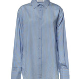 Camicia Peri a righe in misto viscosa CHFS22078923  THE FRANKIE SHOP 