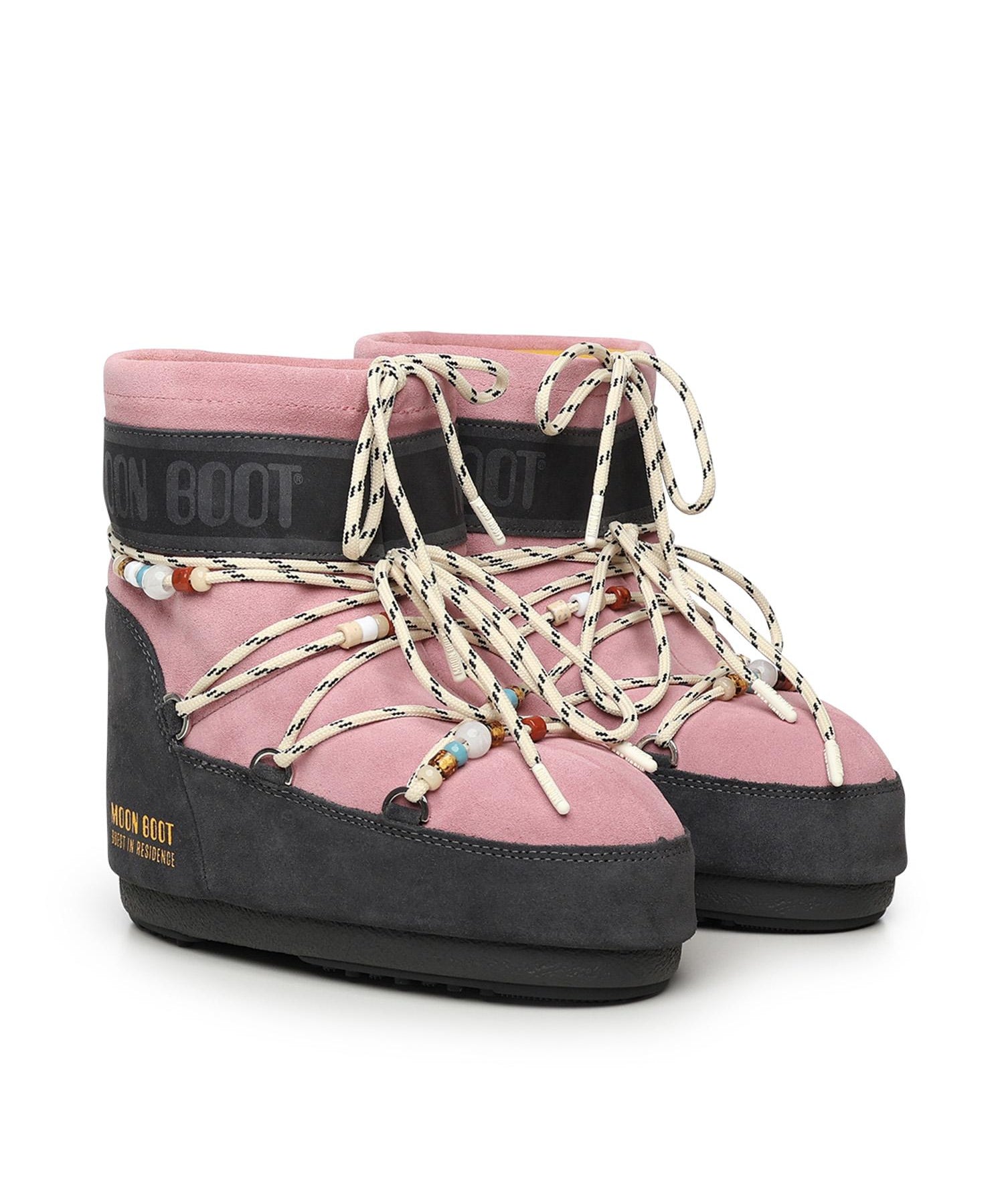 MB X GIR ICON LOW SUEDE BEADS 80D1409730 HJ05 MOON BOOT 