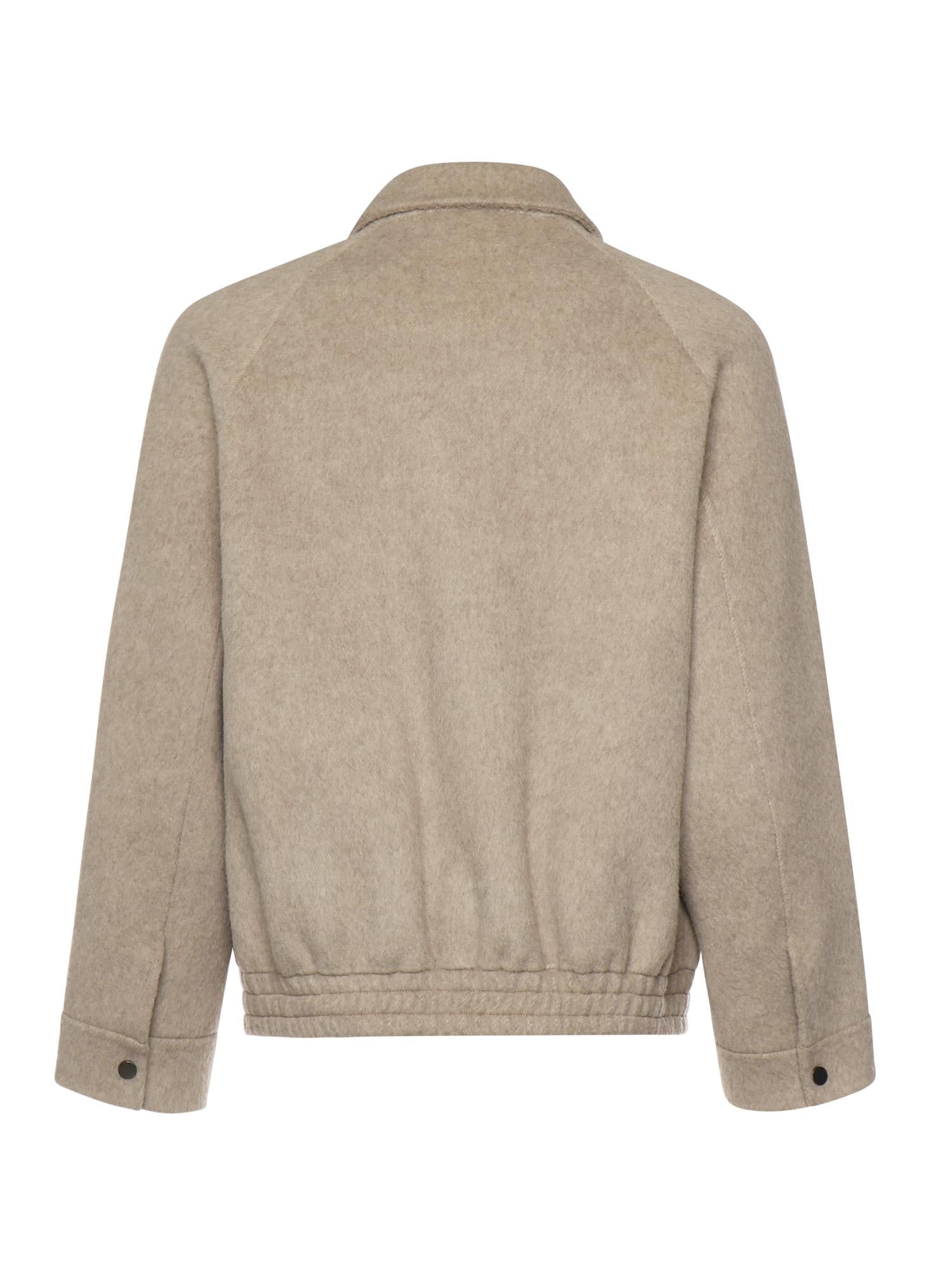 Giacca in lana B6F0009 12M AMARANTO 