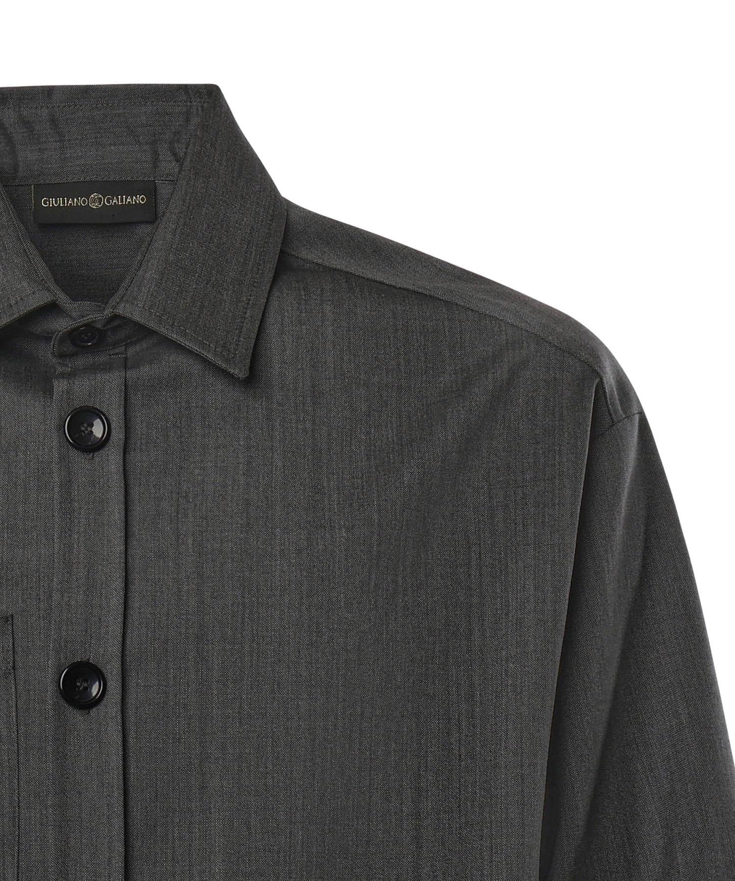 Camicia Tobhias in lana TOBHIAS GRIGIO GIULIANO GALIANO 