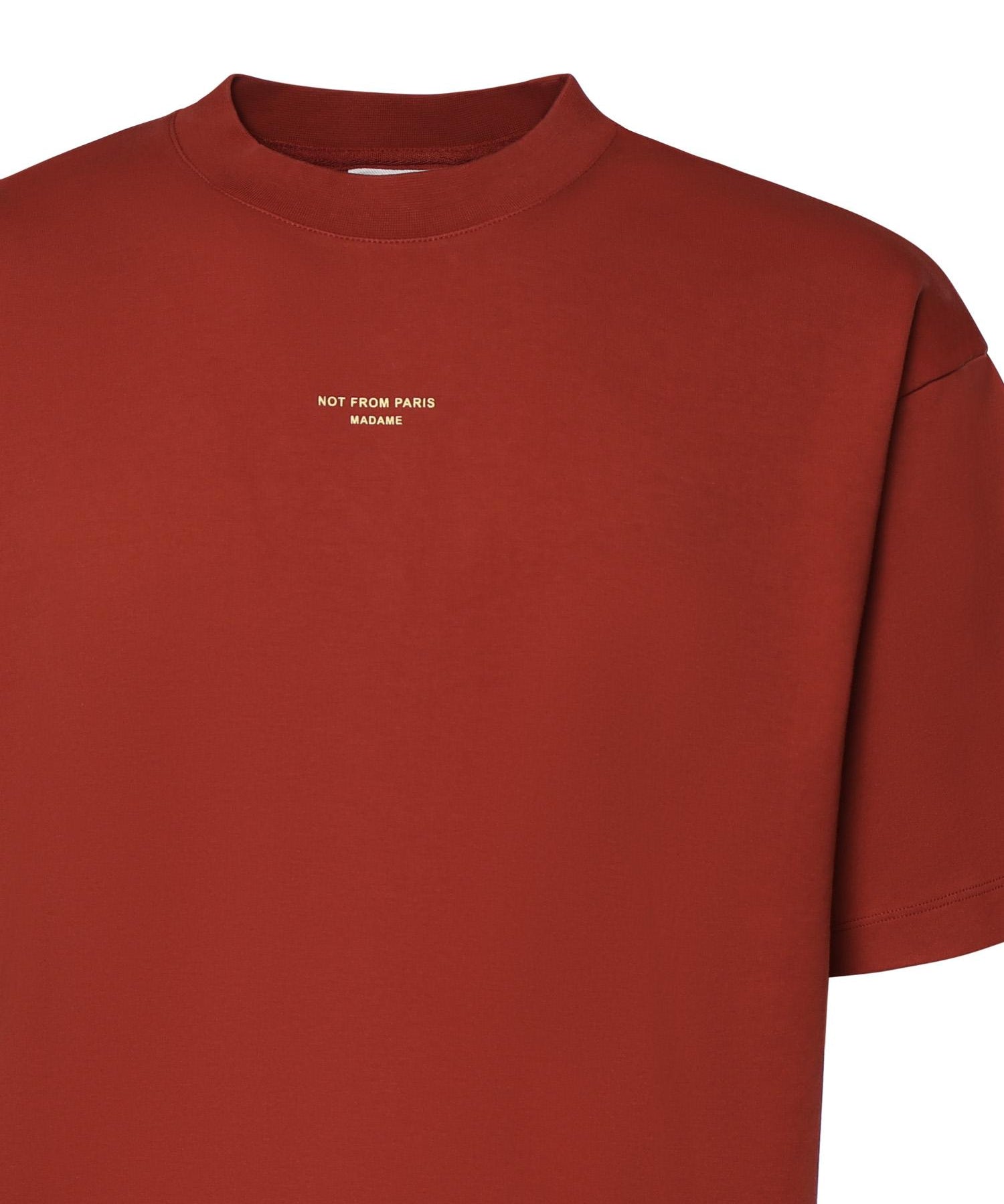 T-shirt Slogan Classique in cotone KTS202CO002 DRD Drôle de Monsieur 