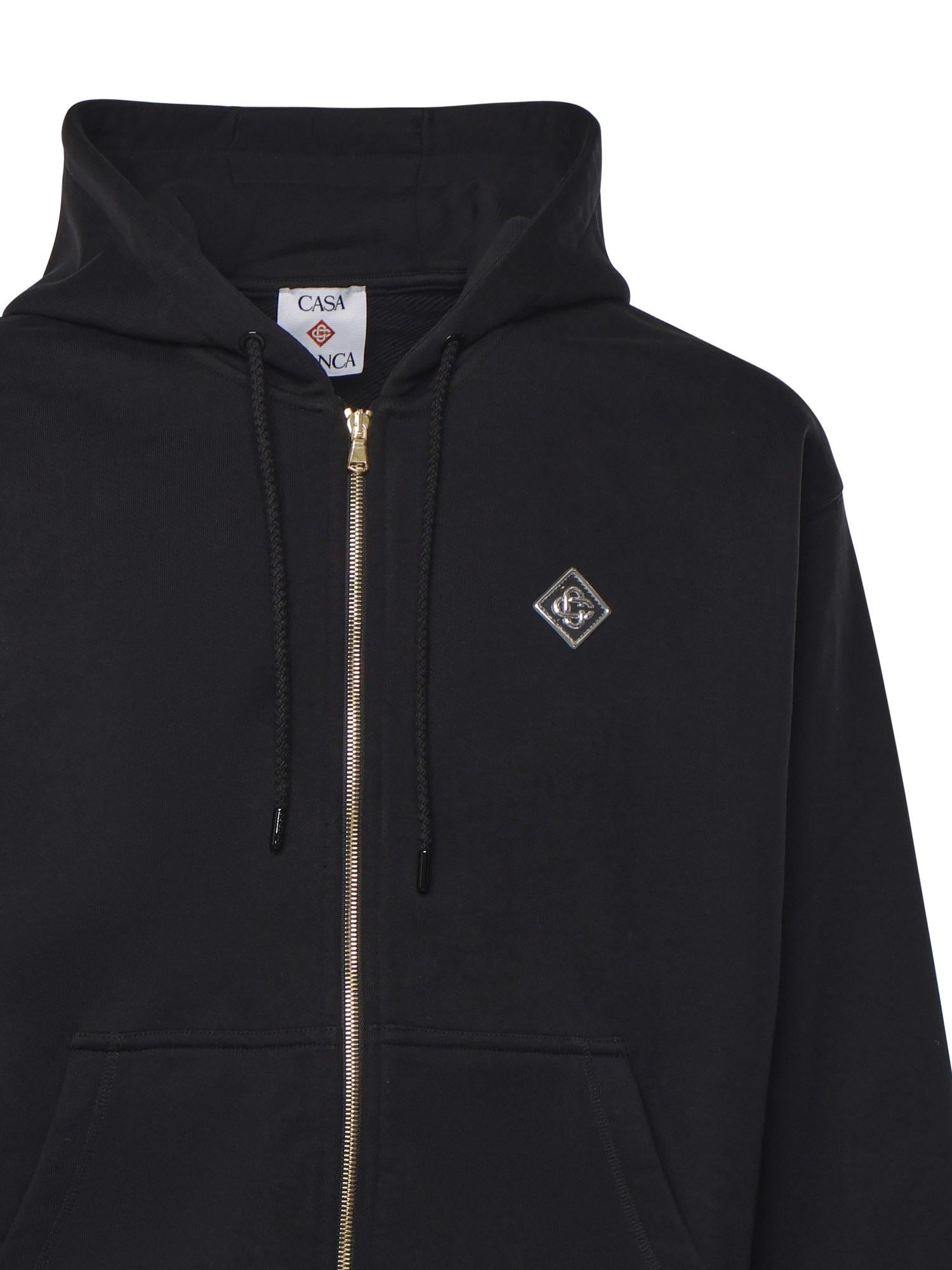 Felpa 'Casa Chrome Full Zip' MAW25JTP408 02 CASABLANCA 