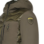 Piumino imbottito con logo<BR/> 25WBLUC08078 006355670 BLAUER 
