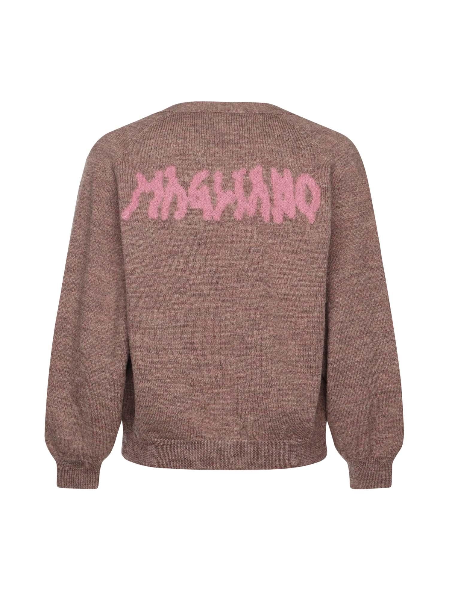 Cardigan con logo MGFW25CA01073 3333 MAGLIANO 