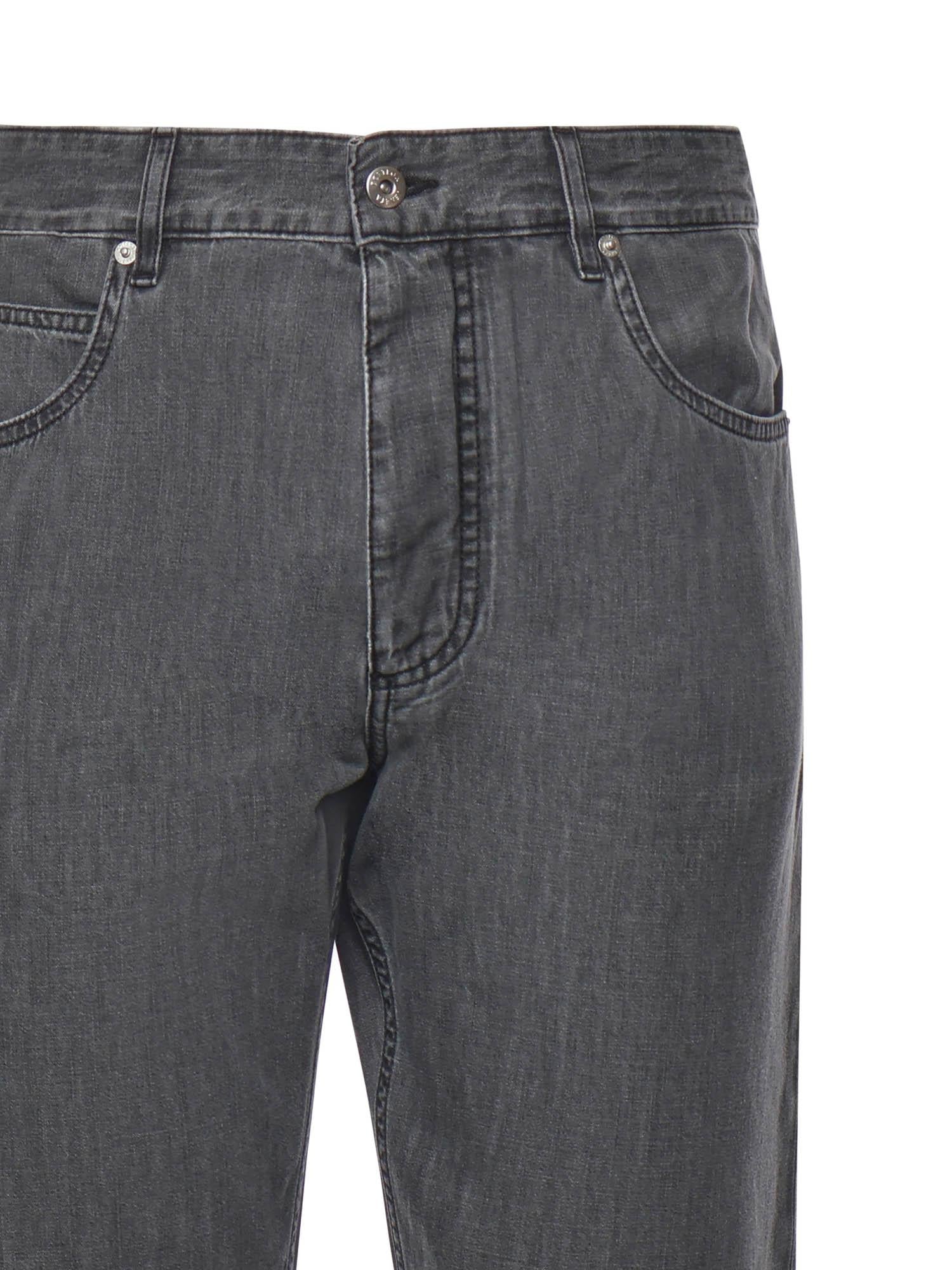 Jeans a gamba dritta in denim 813511 V5SO01003 BOTTEGA VENETA 