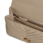 Borsa a mano media Lady Love Bag Puff in nappa chevron 100043 A0GKC50Q PINKO 
