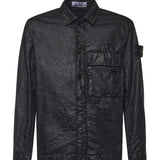 Overshirt in nylon con logo L1S151200003 S0069V0029 STONE ISLAND 