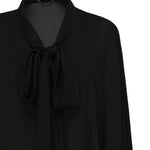 Blusa-sciarpa in georgette di seta 839280 TIN131000 BALENCIAGA 