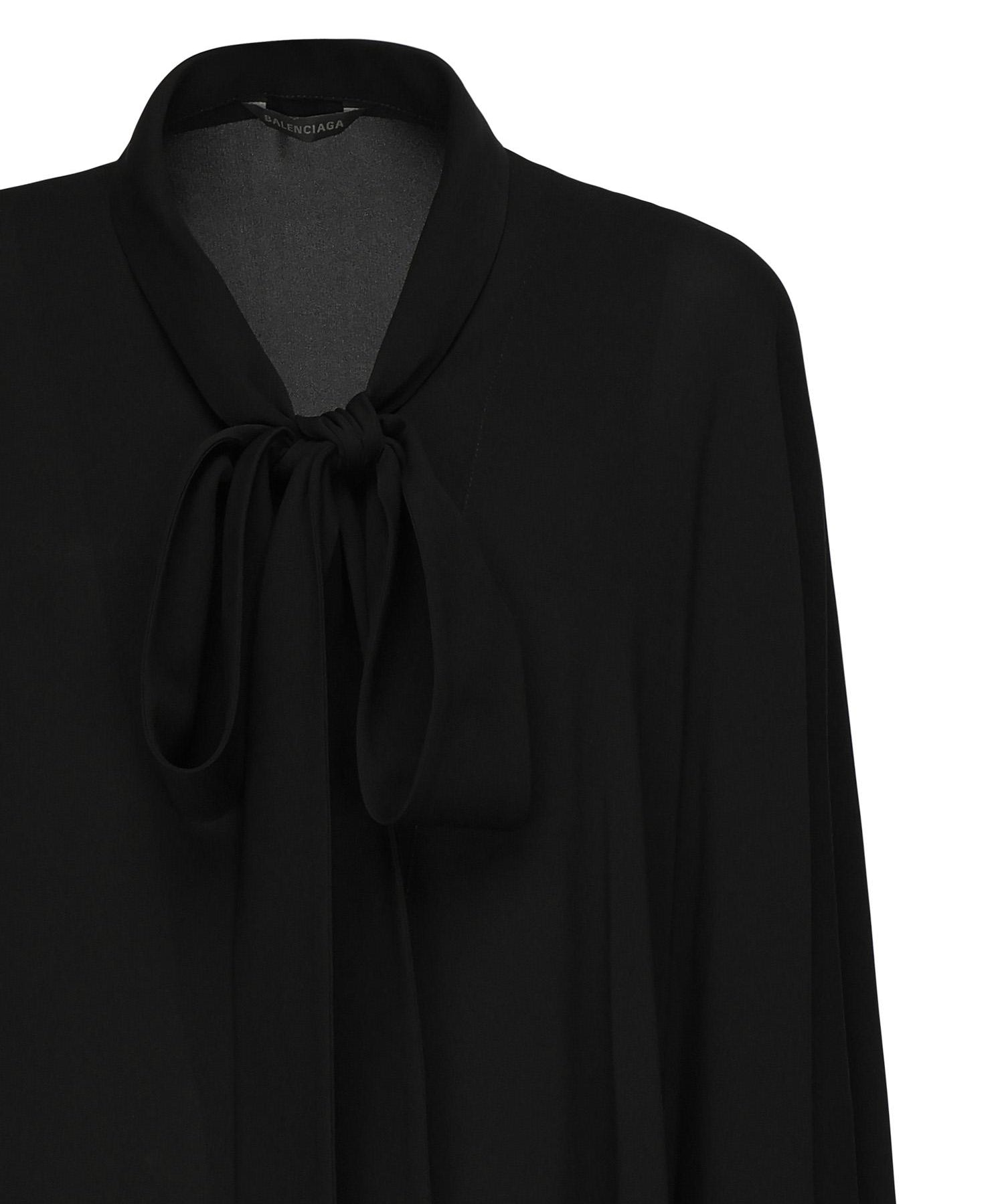 Blusa-sciarpa in georgette di seta 839280 TIN131000 BALENCIAGA 